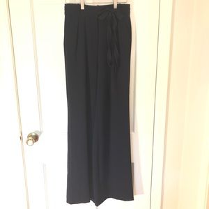 Rebecca Taylor high-waisted, wise leg trousers
